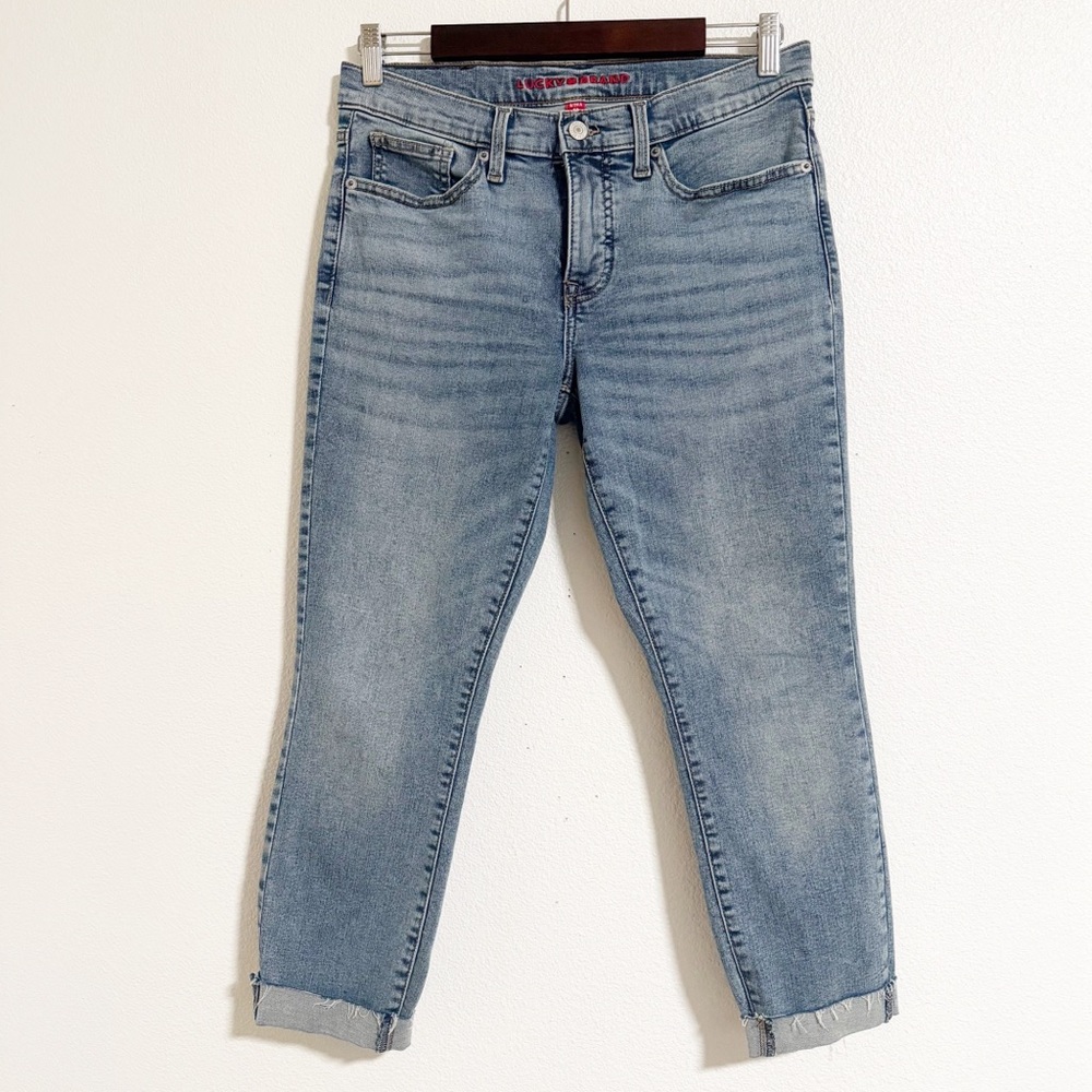 Lucky Brand Ava Mid Rise Skinny Ankle Jeans